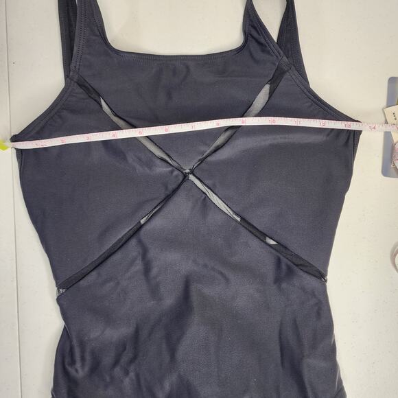 Anne Cole Collection One Piece Swimsuit Black with Mesh Size 6 NWT - Picture 13 of 14